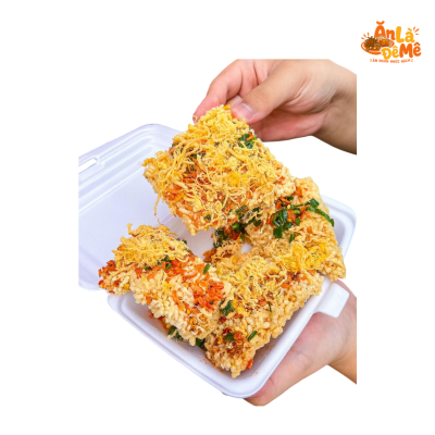Cơm Cháy Mắm Hành Giòn Ngon – Món Ăn Vặt Hot Trend