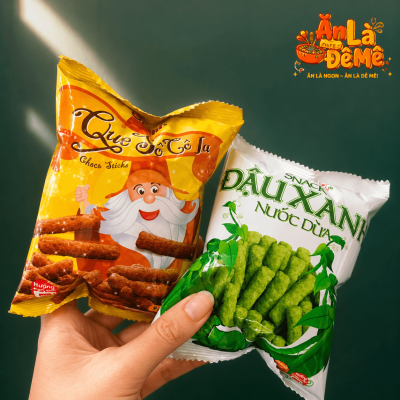 Bim bim đậu xanh nước dừa