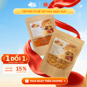 Cặp Đôi Từ Kệ Tạp Hóa Ngày Xưa: 2 món ăn vặt tuổi thơ giá rẻ